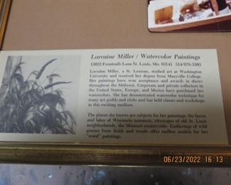 Article about Watercolor Artist