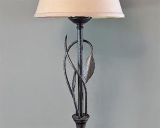 Pretty Leaf Table Lamp. Measures 31” high.