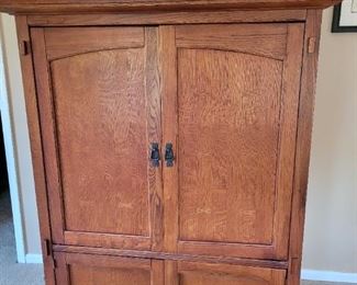 TV entertainment center 49 wide by 24 by 62 high  $350