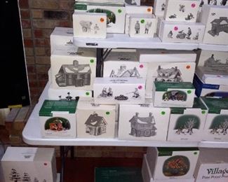 184 pieces of Dept. 56