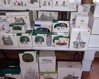 184 pieces of Dept. 56