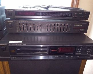 Components of Technics stereo