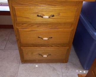 Drawers in 8 ft. desk