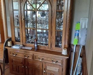 China Cabinet. Matches Dining Table.