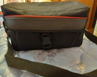 Nikon with lens in case