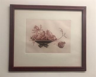 Jesus Gallardo sepia lithograph 10/100