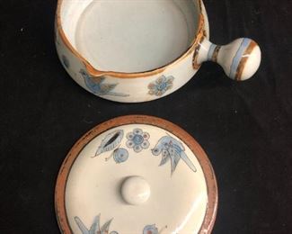 "El Palomar" Blue Tonala, Mexico pottery.