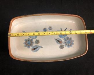 "El Palomar" Blue Tonala, Mexico pottery.