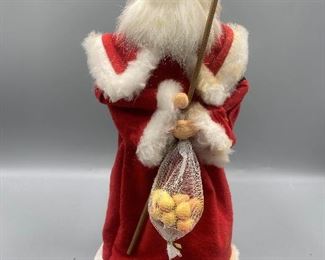 Byers Choice Carolers Collection 1990 Santa W pears And Sack Of Toys