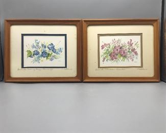 Floral Art X2 By C. Holding