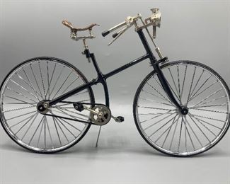 Miniature Italian Bicycle 1885 Model Replica