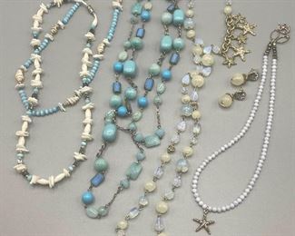 Beachy Blue Necklaces