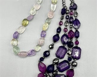 Shades Of Purple Necklaces