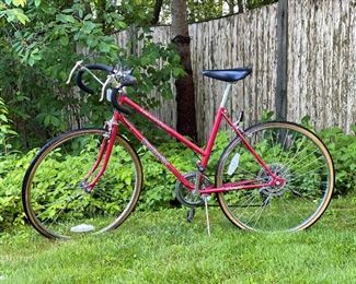 Vintage Bike Red Roadster