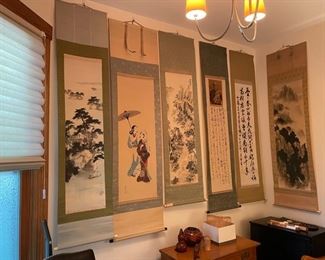 Vintage Japanese, Family Scrolls, price range: $100-$250