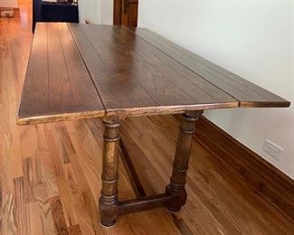 Century Trestle Table - End View
