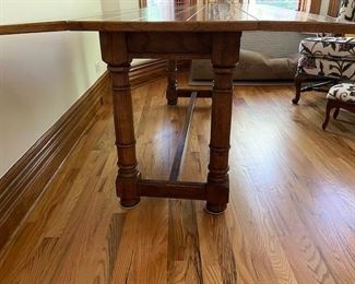 Century Trestle Table - End View