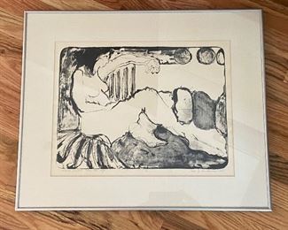 BUY IT NOW $80 Drying Inward from the Edge. Original pen and ink. (Art only) measures: 13,5x17", Artist: Burkovski