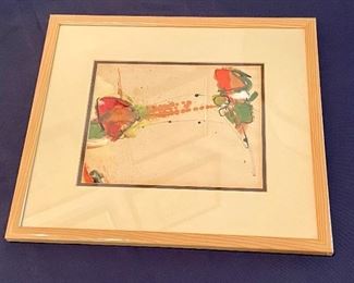 BUY IT NOW $40 Untitled. Abstract. Original watercolor and ink. (Art only) measures: 8.5x6.75", Artist: Burkovski