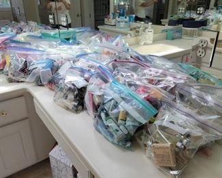 Hundreds of bags of smalls