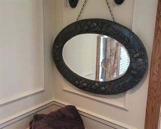 Antique mirror set