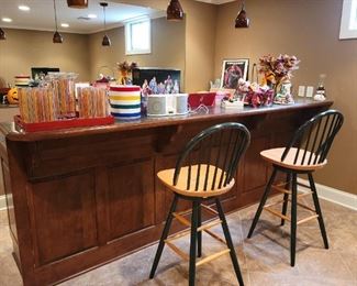Bar stools, bar ware