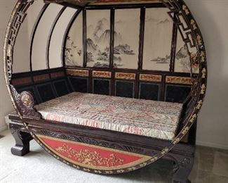 Antique Chinese bed