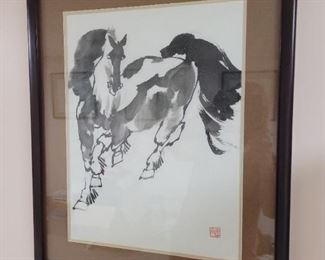 Chinese Horse Print