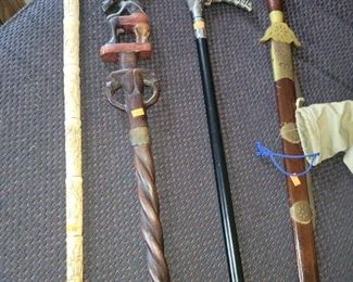 Walking stick collection