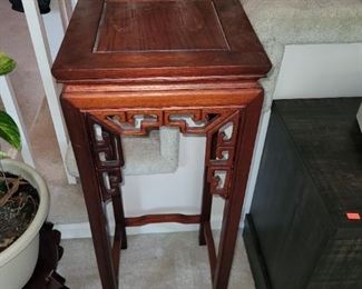 Antique Rosewood plant stand