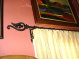 ALL WROUGHT IRON CURTIN RODS FOR SALE
