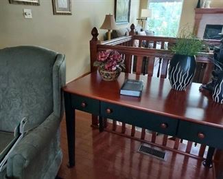 Desk and desk chair $75