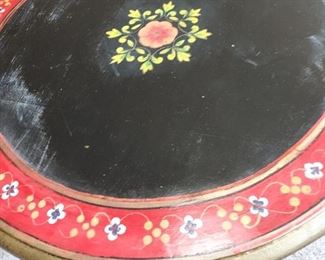 Vintage handpainted table $50