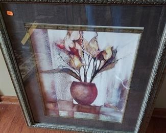 A sample of our beautiful framed art  $40