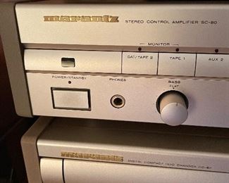 Marantz CC 52 Marantz Power Amp SM 80 S + 50 Marantz Tuner SM 80 Power Amp