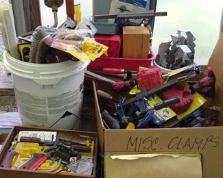 Mystery Lot - Clamps Wood Chisel Set And More
