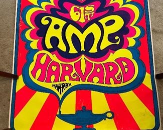 Psychedelic Harvard AMP poster. 