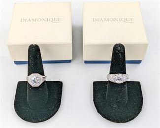 Diamonique rings