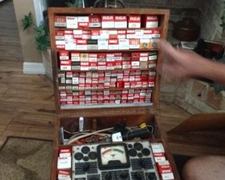 Vintage Tube Tester Series Electronamic Tube Tester Roughly 500 tubes new & old