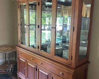 . . . a very dramatic china hutch by THOMASVILLE