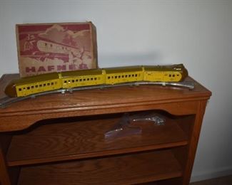 Collectable Hafner Wind-Up Train with Tracks 