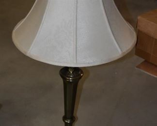 Brass Table Lamp with Shade 