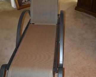 Folding Aluminum Lawn Chaise