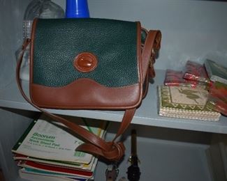 vintage green cross-body Dooney & Bourke purse