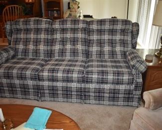 Plaid Sofa - Great Condition 