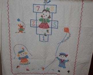 Baby Cross Stitch Quilt