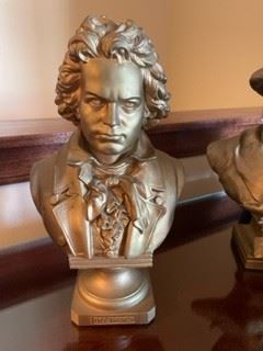 Beethoven Metal Bust