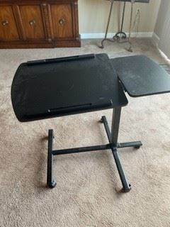 Adjustable Overbed Table with Wheels