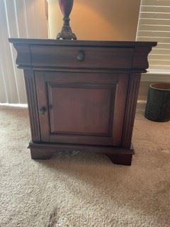 Wood End Table / Cabinet