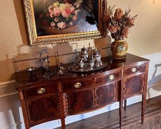 Sterling set- Hepplewhite sideboard